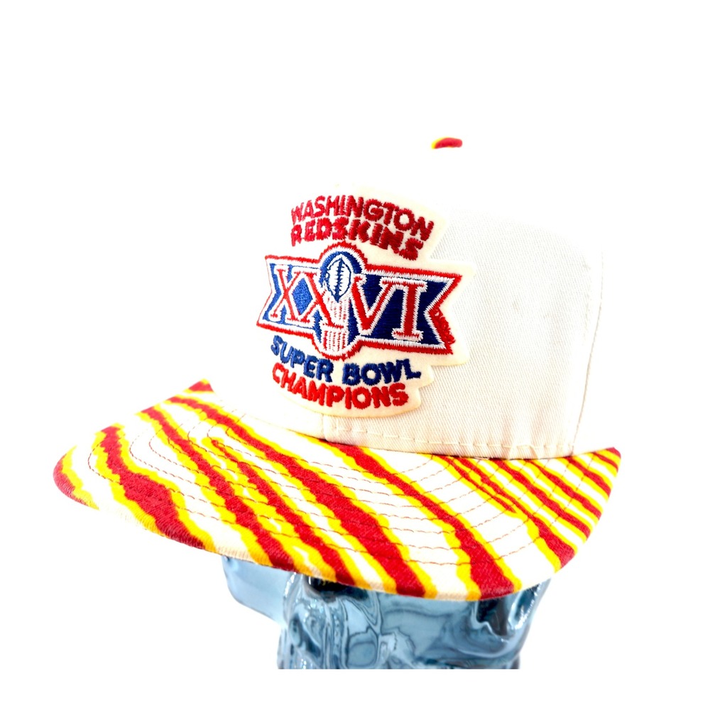 Vintage Zubaz Washington Redskins Super Bowl XXVI Champions Snapback Football